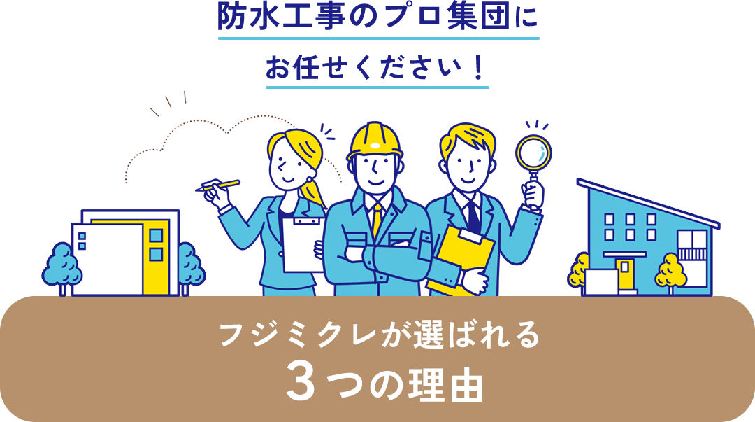 フジミクレが選ばれる３つの理由